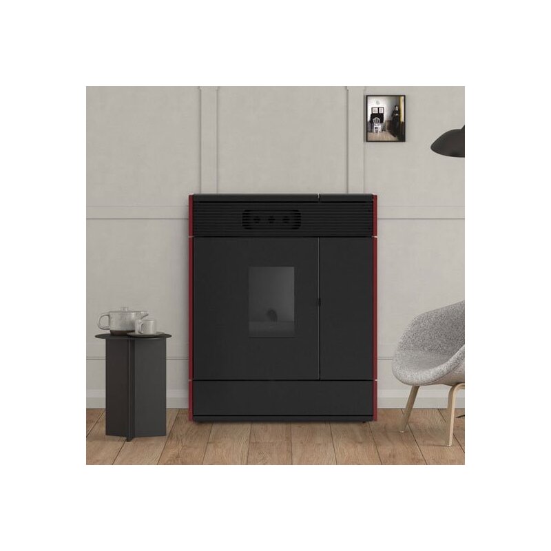Pelletofen wassergeführt MCZ Aki Hydromatic 18 R M2 (Anschluss hinten) - Maestro+ - 18 kW