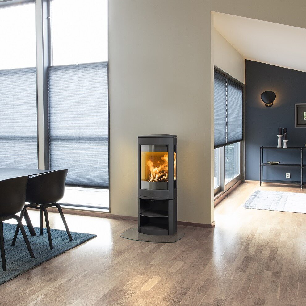 Kaminofen Gussofen Jotul F 371V2 Advance - 6 kW - schwarz lackiert (BP)