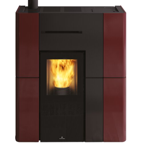 Edilkamin BLADE H 15 - Verkleidung Keramik Bordeaux