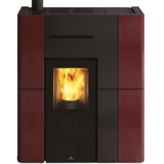 Edilkamin BLADE H 15 - Verkleidung Keramik Bordeaux