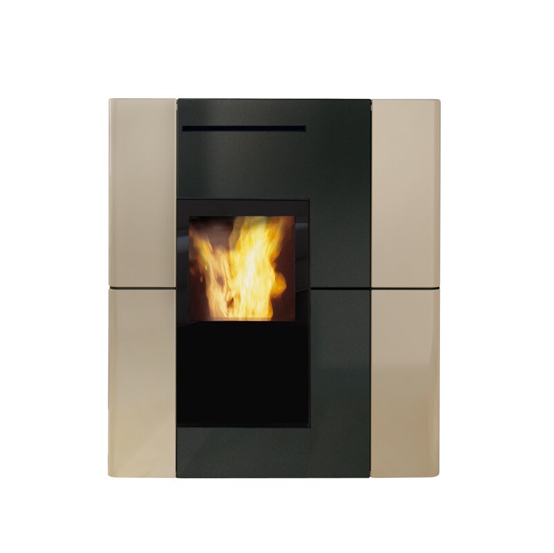 Pelletofen wasserführend Edilkamin BLADE2 H 18 UP - Keramik - 19,2 kW