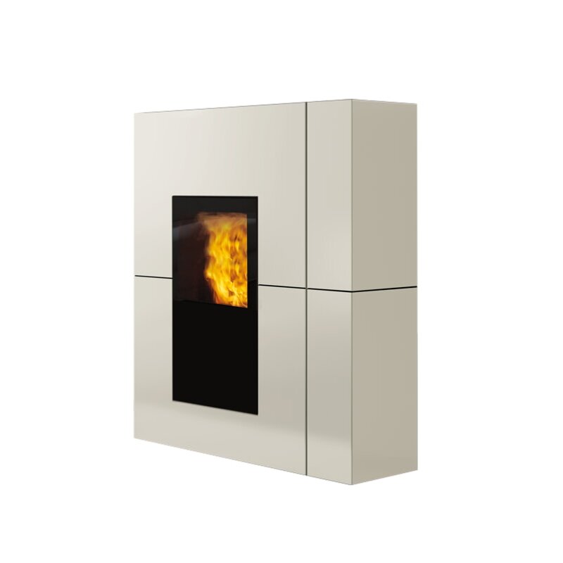 Pelletofen wasserführend Edilkamin BLADE2 H 22 UP - Stahl - 22,8 kW
