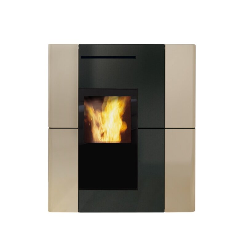 Pelletofen wasserführend Edilkamin BLADE2 H 22 UP - Keramik - 22,8 kW