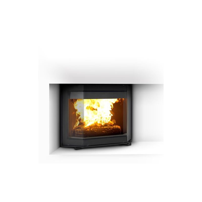 Kamineinsatz Guss Dovre Phönix 1 für T2000 - 9 kW - Schwarz lackiert