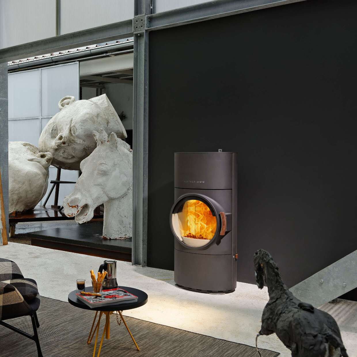 Kaminofen Austroflamm Clou Xtra 2.0 (Wärmespeicherung) - 8 kW