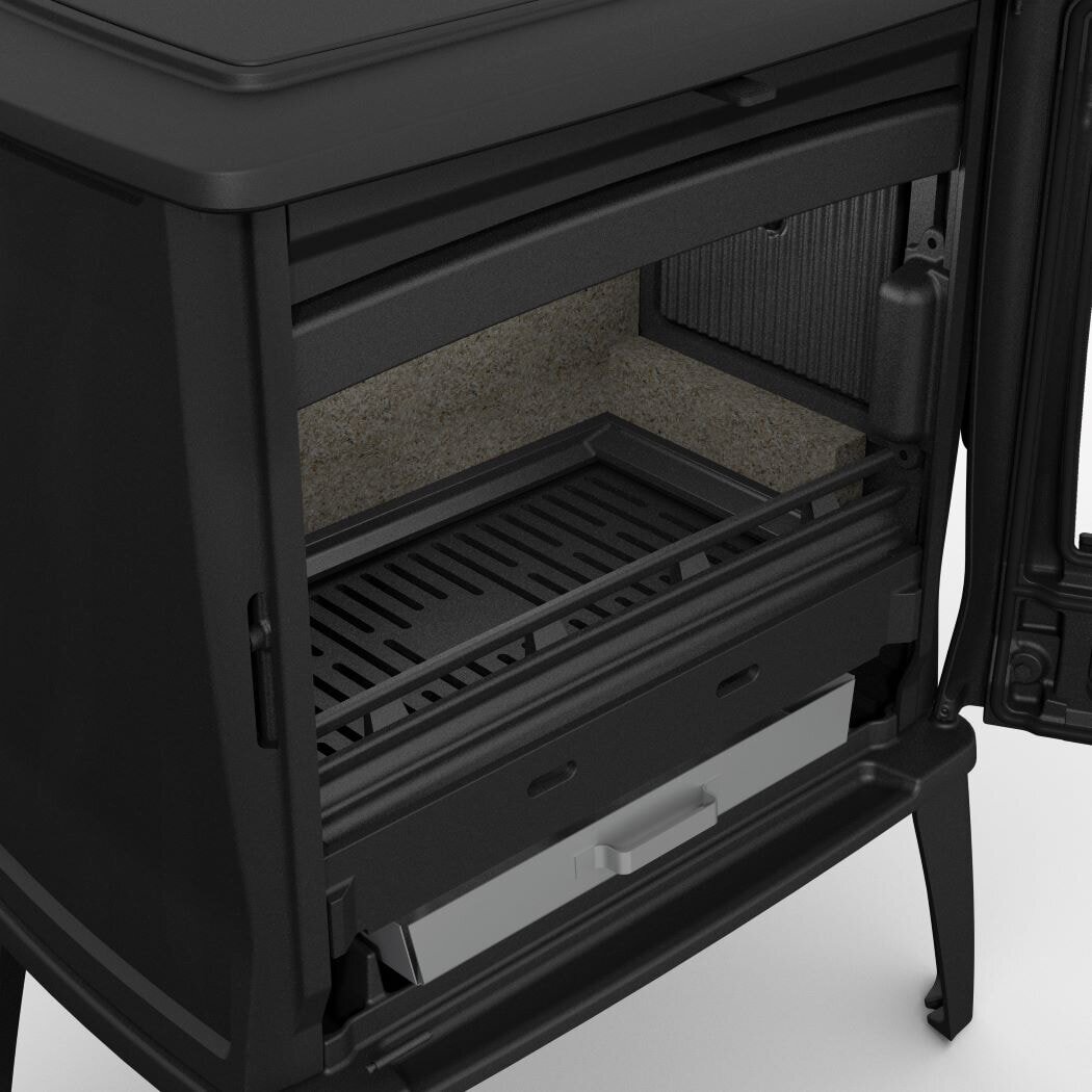 Kaminofen Gussofen Dovre Tai45WD - 9 kW - Schwarz - Bauart 1