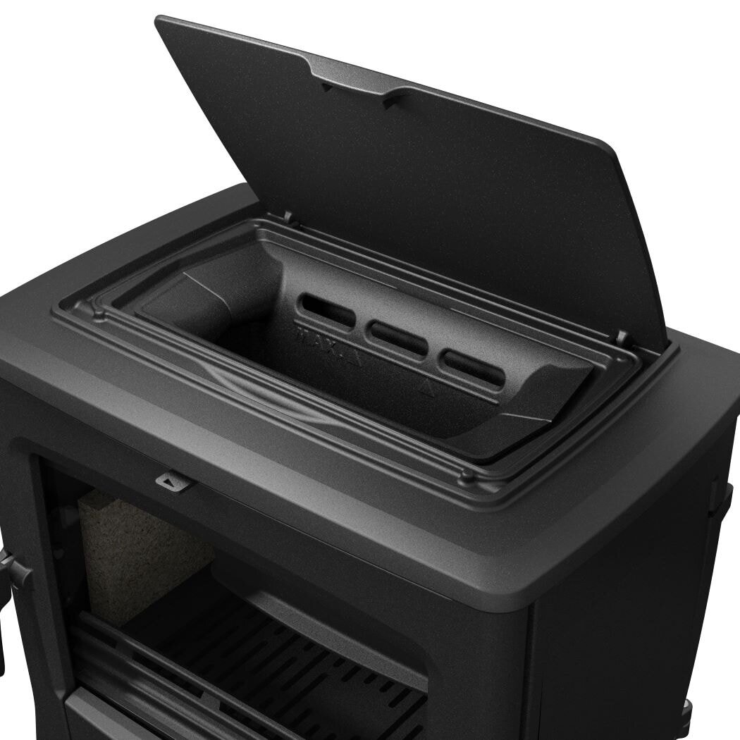 Kaminofen Gussofen Dovre Tai45WD - 9 kW - Schwarz - Bauart 1