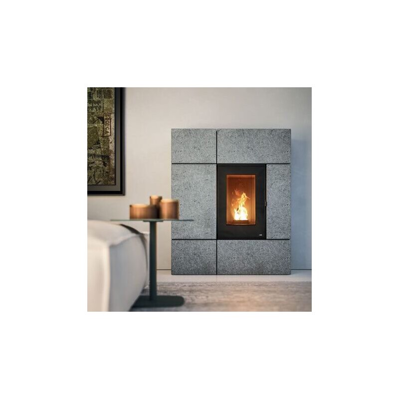 Pelletofen MCZ STREAM Comfort Air 12 UP M2 (Anschluss oben) kanalisierbar - Maestro+ - 12  kW