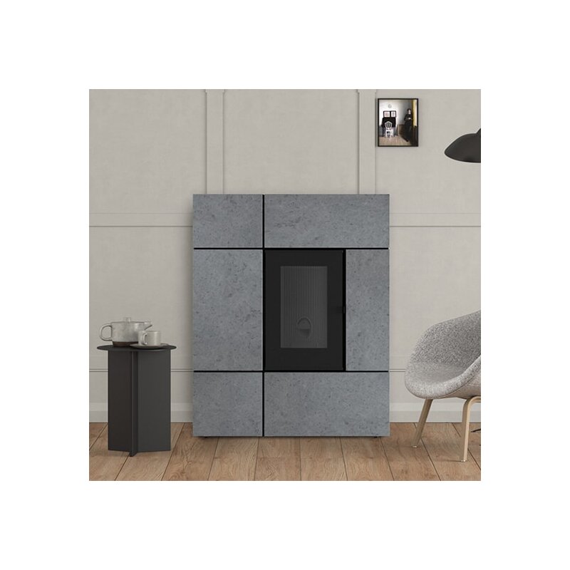 Pelletofen MCZ STREAM Comfort Air 12 UP M2 (Anschluss oben) kanalisierbar - Maestro+ - 12  kW