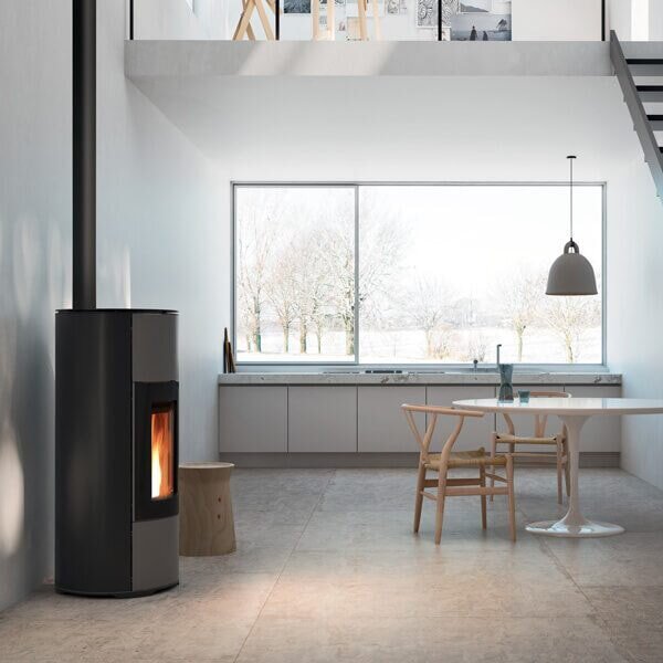 Pelletofen MCZ HALO Air 8 UP M2 (Anschluss oben) - Maestro+ - 8 kW