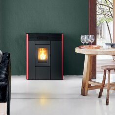 Pelletofen wassergeführt MCZ THEA Hydro 23 R S2 (Anschluss hinten) - mit Hocheffizienzpumpe - 22,4 kW