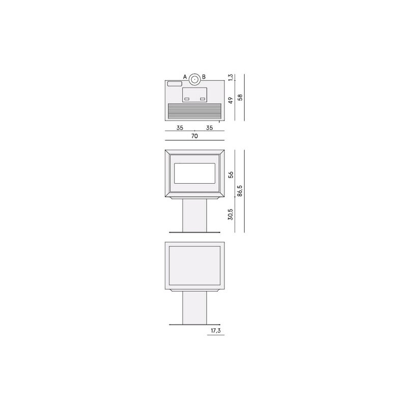 Pelletofen Cadel Quasimodo 9 Up - 9,3 kW