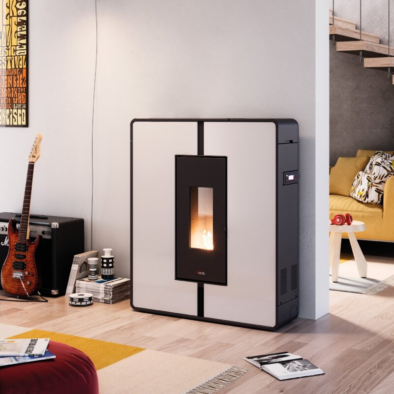 Pelletofen Cadel Tile Plus 10 (kanalisierbar) - 10 kW