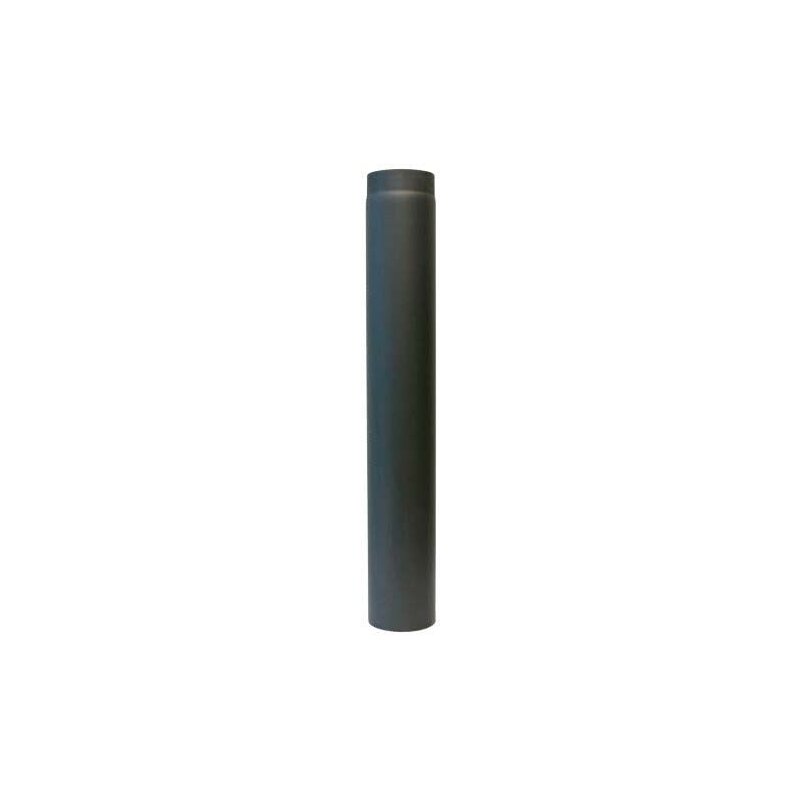 Rauchrohr Ø150 x 1000 x 2 mm, Farbe schwarz