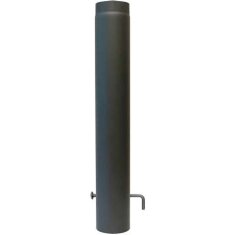 Rauchrohr Ø150 x 1000 x 2 mm, Farbe schwarz