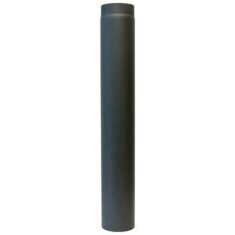 Rauchrohr Ø150 x 1000 x 2 mm, Farbe schwarz
