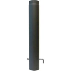 Rauchrohr Ø150 x 1000 x 2 mm, Farbe schwarz