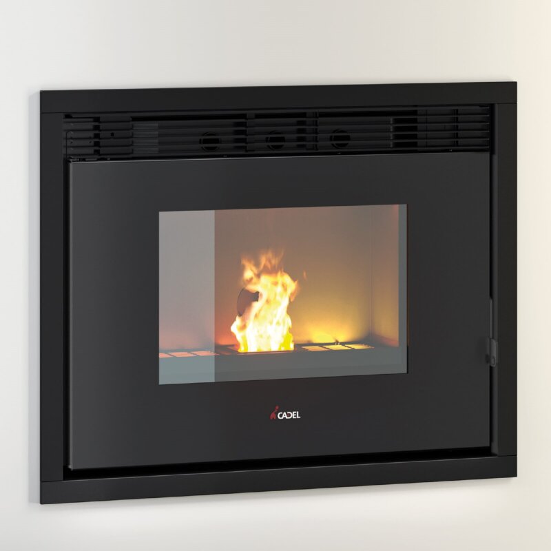 wassergeführter Pelletkamineinsatz Cadel Saturno 24 - 24,7 kW
