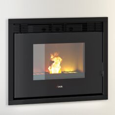 wassergeführter Pelletkamineinsatz Cadel Saturno 24 - 24,7 kW