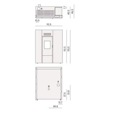 wassergeführter Pelletofen Cadel Maya Idro 24 - 22,4 kW