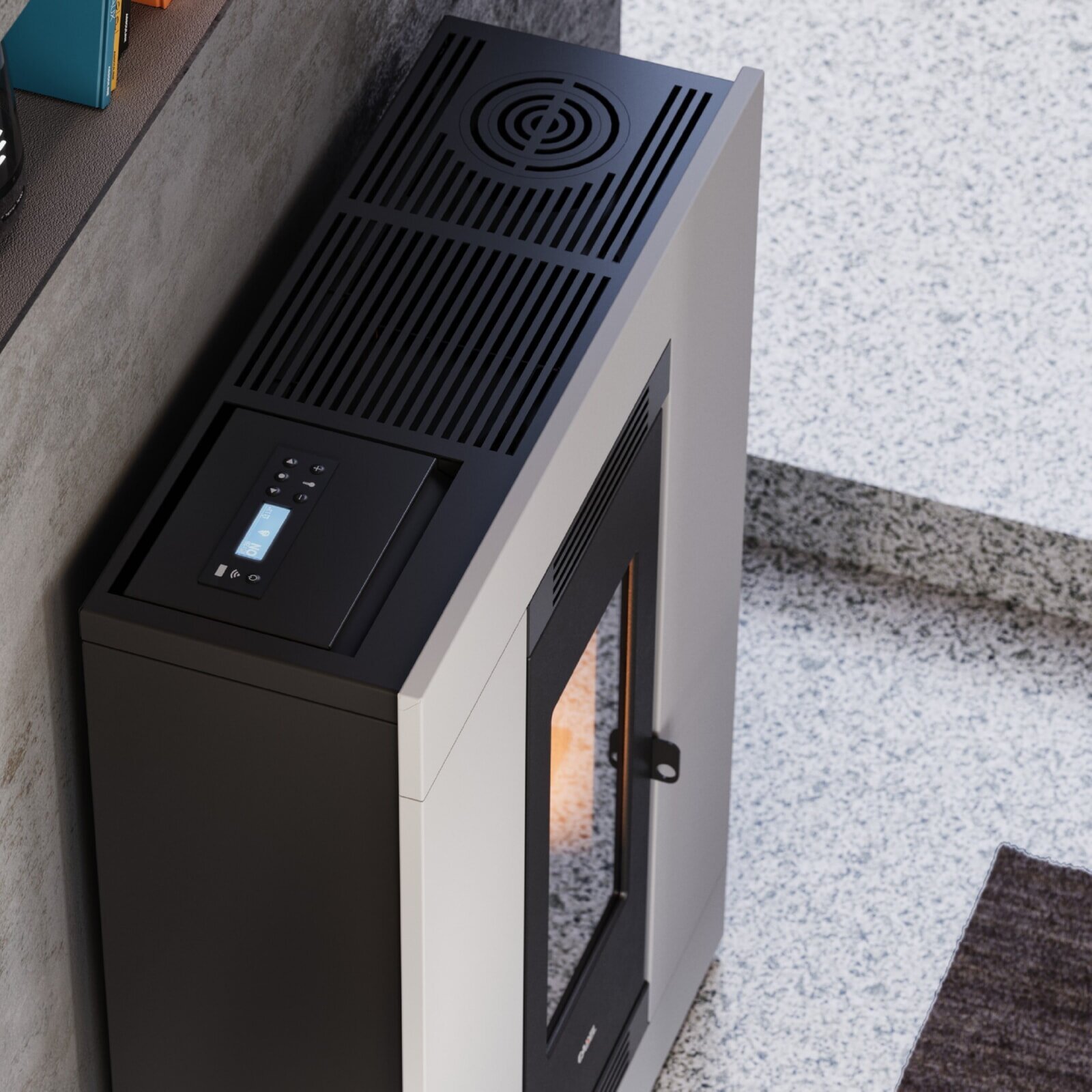 Pelletofen Cadel Luce Plus 9 (kanalisierbar) - 8,5 kW