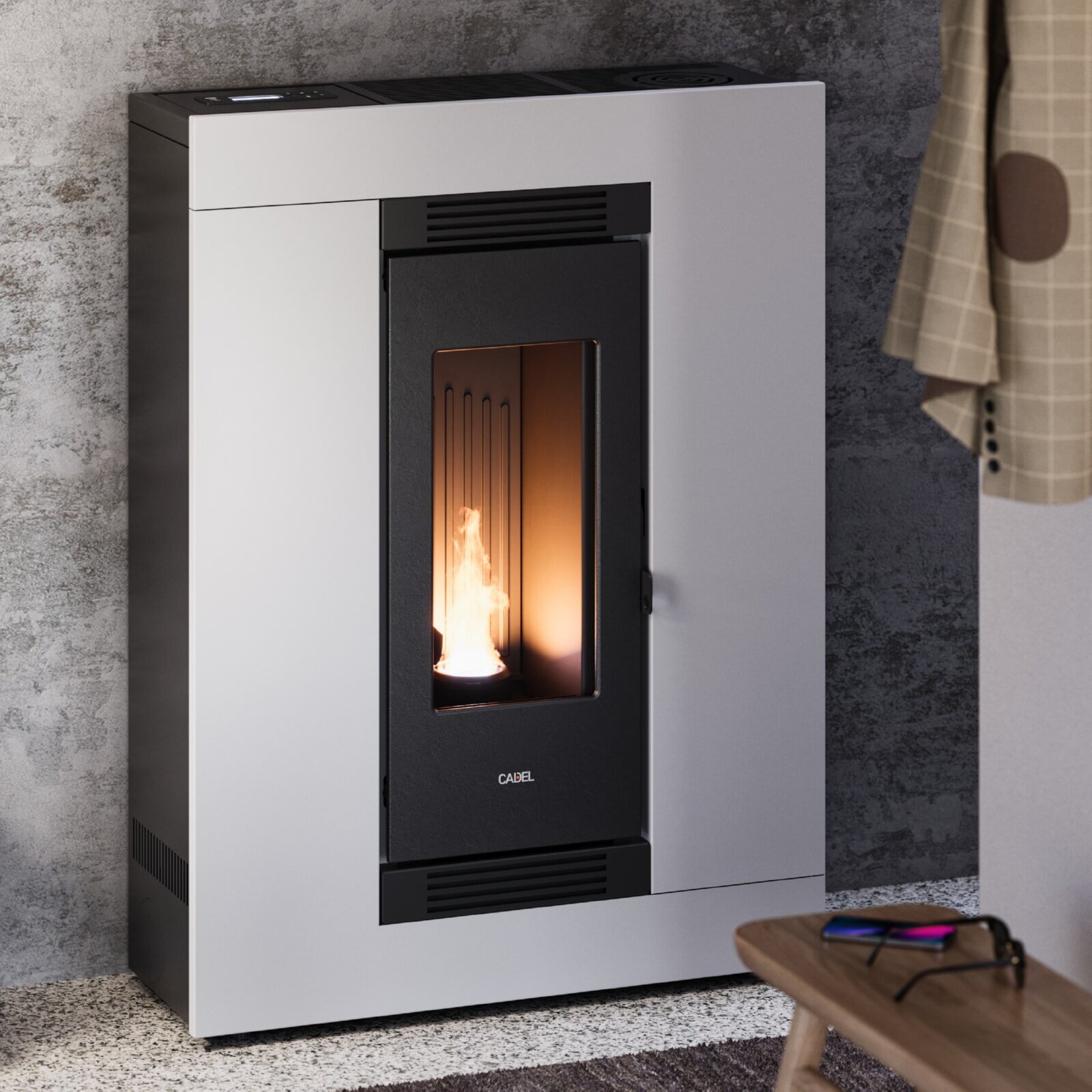 Pelletofen Cadel Luce Plus 9 (kanalisierbar) - 8,5 kW