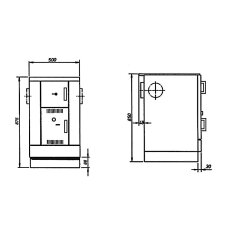 Wamsler Zentralheizungsherd wassergeführt K 158 CL -...