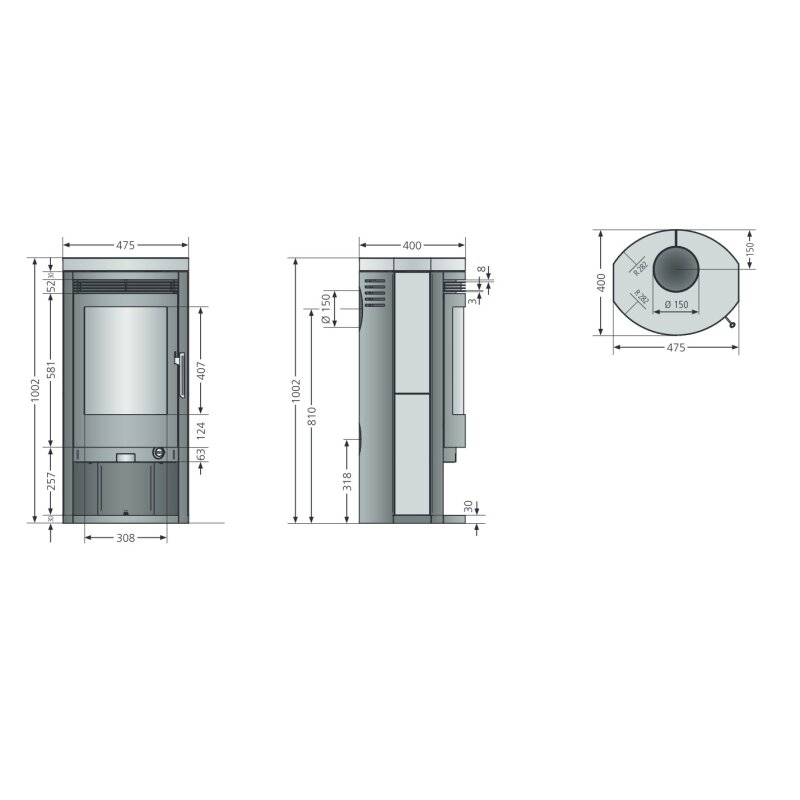 Kaminofen Justus Baltrum D 2.0 - 5 kW