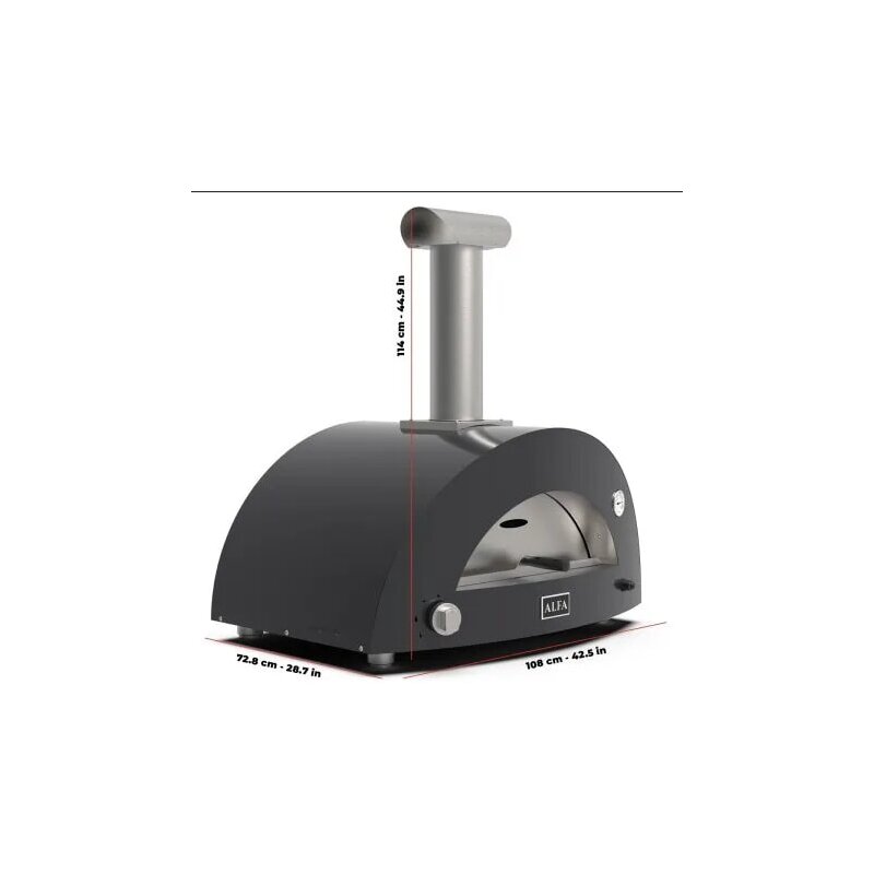 Gas/ Hybrid- Pizzaofen Alfa Forni Moderno - 3 Pizze