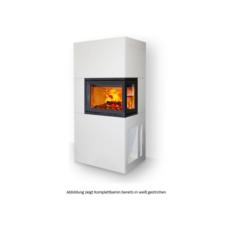 Kaminbausatz Jotul FS 520 - 7 kW - schwarz lackiert (BP)