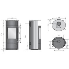 Kaminofen Oranier Polar Neo 6 - 6,5 kW