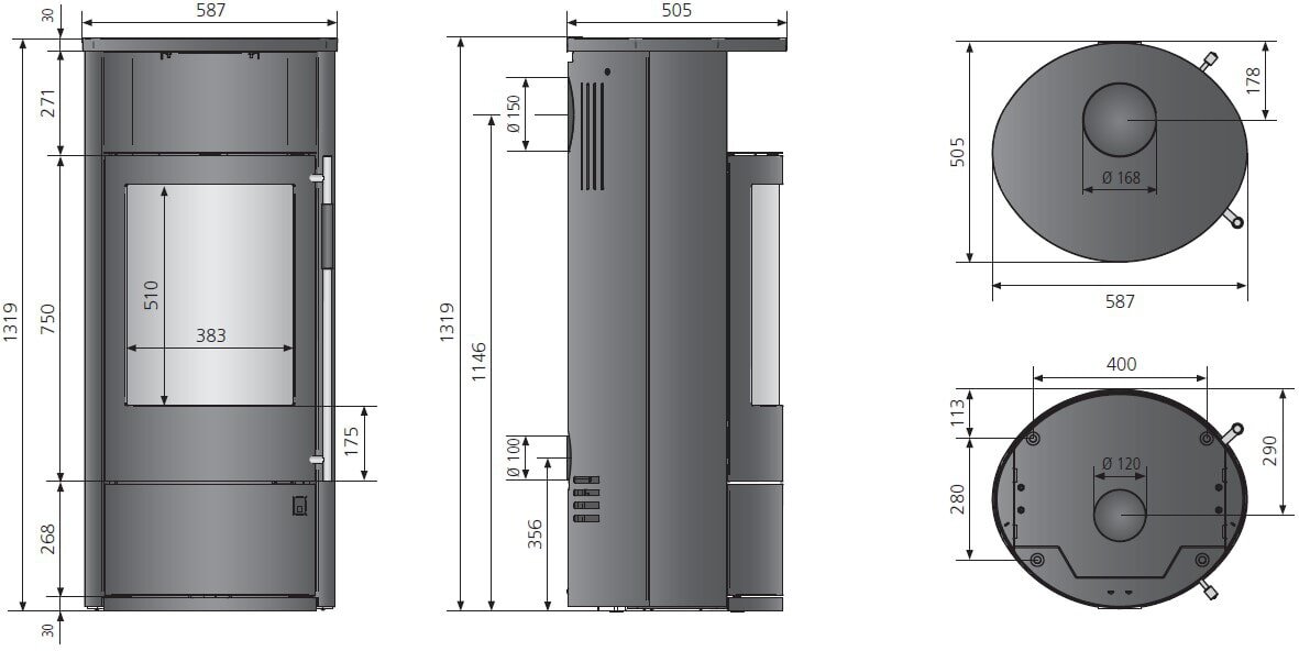 Kaminofen Oranier Polar Neo 8 - 8 kW