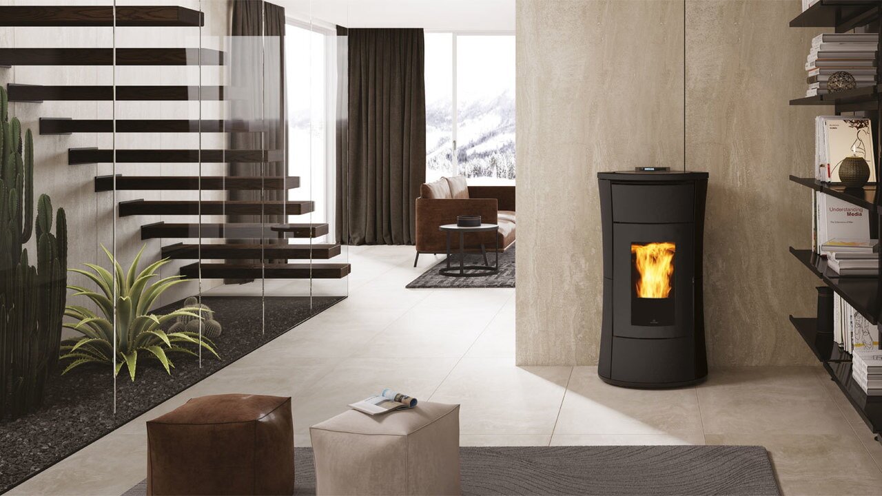 Pelletofen wasserführend Edilkamin Cherie H 14 Evo - 14,2 kW