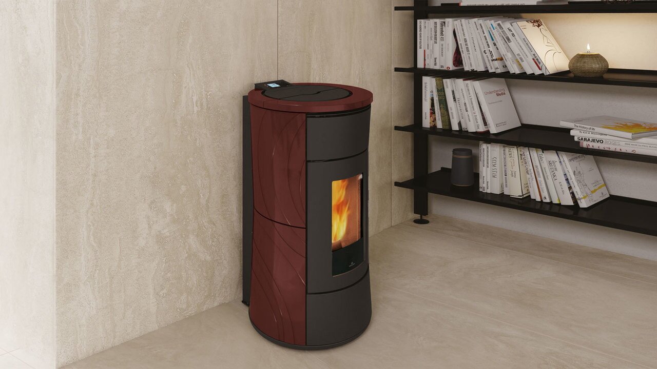 Pelletofen wasserführend Edilkamin Cherie H 14 Evo - 14,2 kW