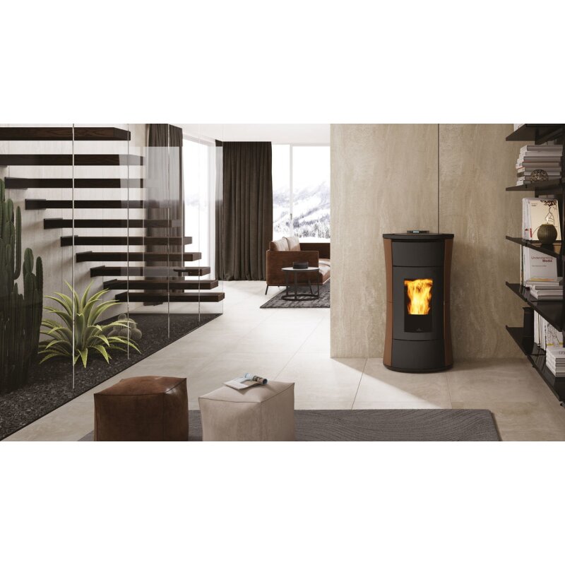 Pelletofen wasserführend Edilkamin Cherie H 10 Evo - 10,5 kW