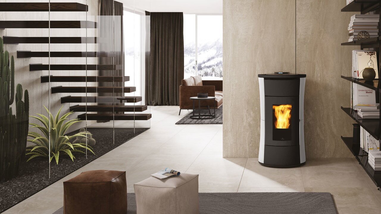 Pelletofen wasserführend Edilkamin Cherie H 10 Evo - 10,5 kW