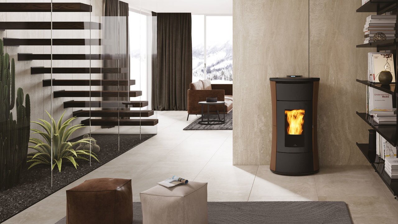 Pelletofen wasserführend Edilkamin Cherie H 10 Evo - 10,5 kW