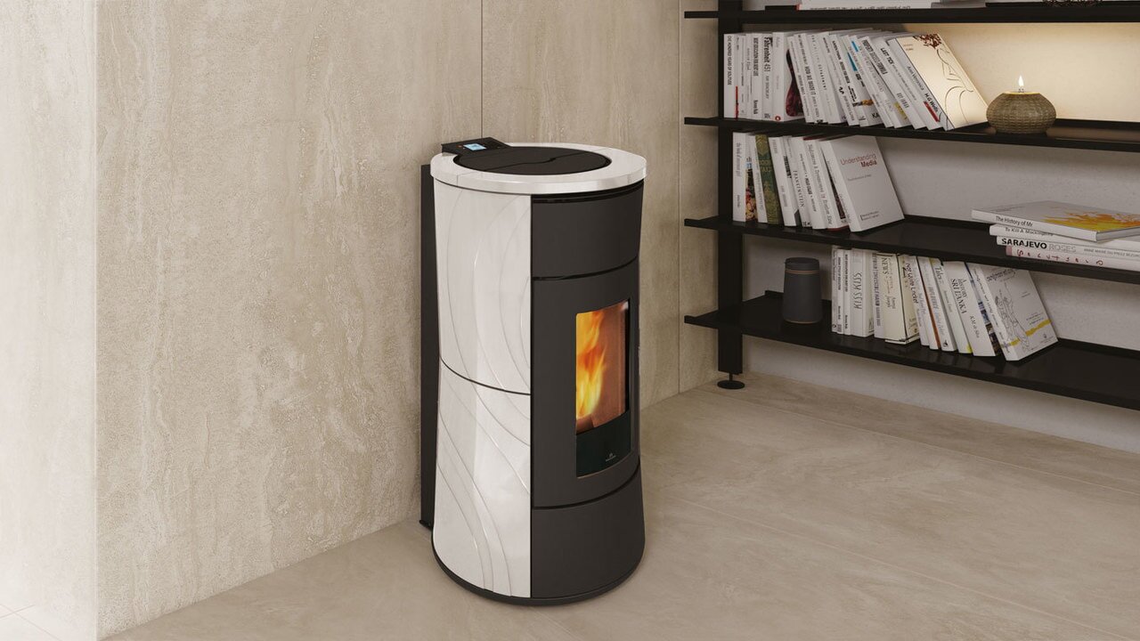 Pelletofen wasserführend Edilkamin Cherie H 10 Evo - 10,5 kW
