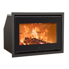 Kamineinsatz SCAN 1005 BB schwarzes Glas/ schwarze...