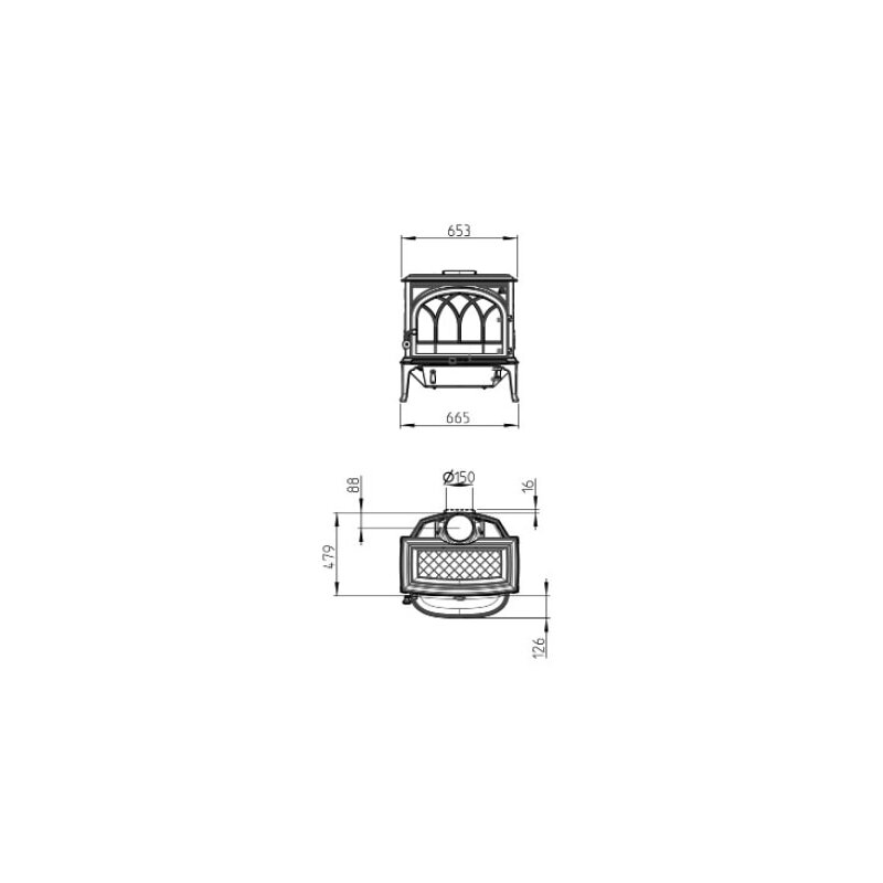 Kaminofen Gussofen Jotul F 400 SE ECO - 7 kW