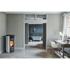 Pelletofen MCZ MUSA Comfort Air Matic 14 R CORE M3 (Anschluss hinten) kanalisierbar - Maestro+ - 14 kW