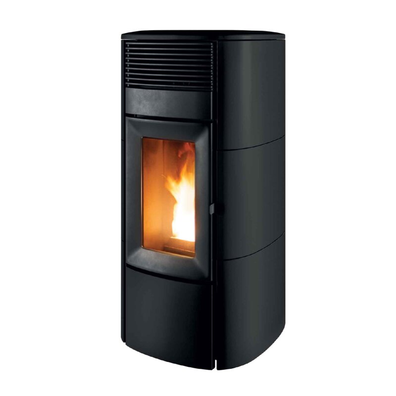 Eckiger Pelletofen MCZ Club Comfort Air 12 - Inkl. Wi-Fi Funktion - Maestro - 12 kW, Keramik, beige