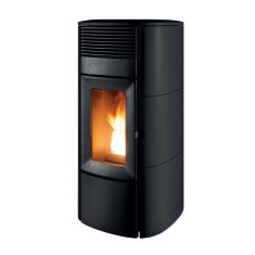 Eckiger Pelletofen MCZ Club Comfort Air 12 - Inkl. Wi-Fi Funktion - Maestro - 12 kW, Keramik, beige