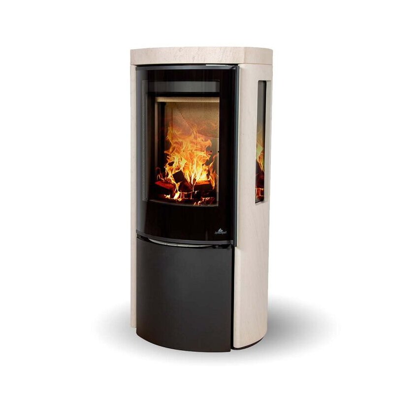 Kaminofen Jydepejsen Cozy Modern mit Seitenfenster - 6 kW