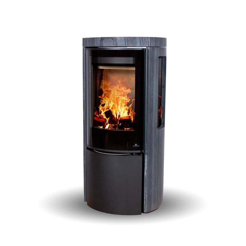 Kaminofen Jydepejsen Cozy Modern mit Seitenfenster - 6 kW