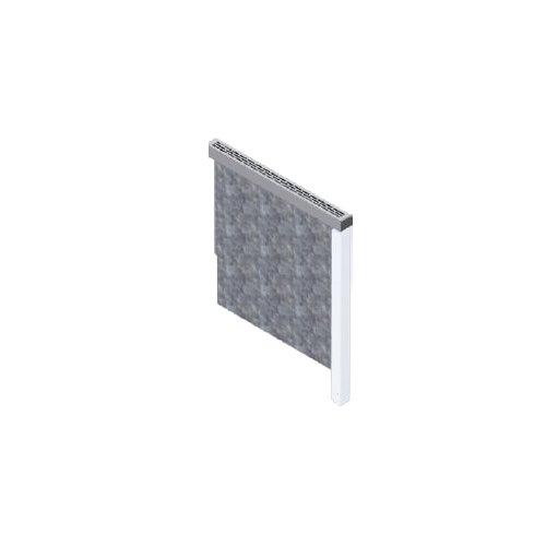 Lohberger Varioline Brandschutzeinheit, 100 mm - weiß
