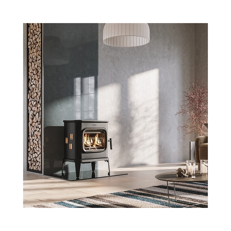 Kaminofen Gussofen Dovre Saga 207 - 8 kW - Schwarz