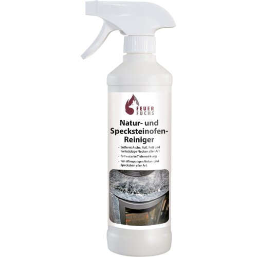 Natur- und Specksteinofen-Reiniger, 500 ml - Feuer-Fuchs