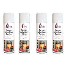 4x Kaminscheiben-Reiniger 300ml - Vorteilspack- Feuer-Fuchs
