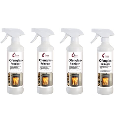 4x Ofenglas-Reiniger, Sprühflasche 500ml -...
